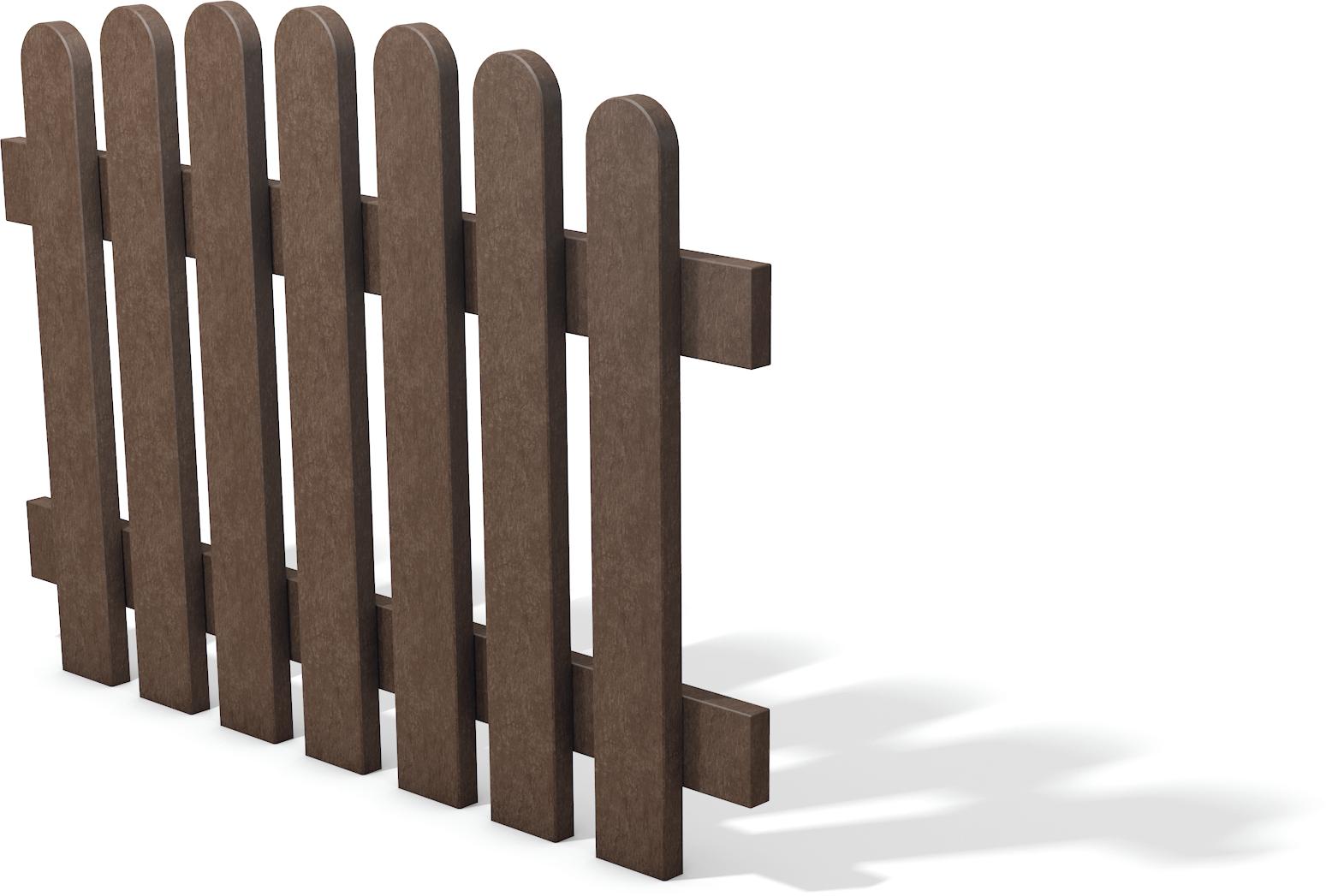 Picket fence panel